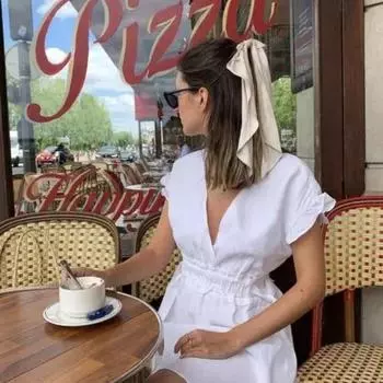 Модные однотонные резинки для волос, длинные резинки для волос для женщин, шарф для конского хвоста, милая эластичная повязка для волос, аксессуары для волос, головной убор чёрный