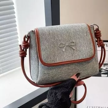 Модные однотонные внутренние отделения наплечные сумки женские швейные нитки высокого качества банты сумки для женщин ПУ женские сумки