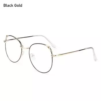Модные офисные очки с защитой от синего света для женщин, милые кошачьи уши, очки с синими лучами, классические очки в металлической оправе