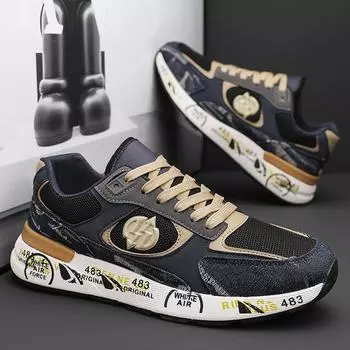 Модные оригинальные мужские дизайнерские кроссовки, повседневные кроссовки на платформе, мужские кроссовки, удобная дышащая обувь, спортивная обувь для мужчин 39