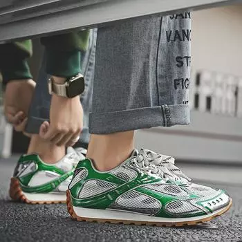 Модные оригинальные мужские зеленые кроссовки из дышащей сетки повседневные кроссовки мужские кроссовки для бега на открытом воздухе кроссовки мужские Zapatillas De Hombre 39