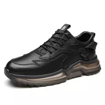 Модные осенне-зимние кроссовки из кожи и бархата на платформе для женщин, дизайнерские мужские туфли с мягкой подошвой, модные черные спортивные туфли для мужчин 38