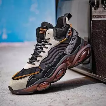 Модные осенне-зимние модные кроссовки на платформе для мужчин, светоотражающие повседневные кроссовки большого размера 47, спортивная обувь, кроссовки для мужчин, высокие кроссовки 39