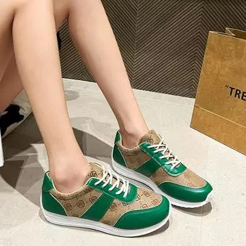 Модные осенние кроссовки женские на плоской подошве повседневные удобные туфли модные универсальные шнурованные прогулочные женские туфли Zapatos De Mujer Tendencia 42 36 красный