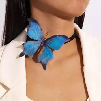 Модные ожерелья для женщин. Ювелирные изделия синий