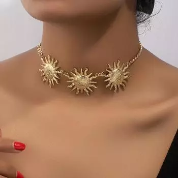 Модные ожерелья для женщин. Ювелирные изделия золотой