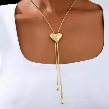 Модные ожерелья для женщин. Ювелирные изделия золотой