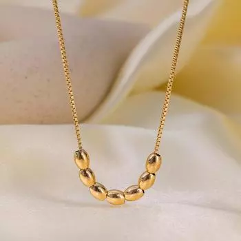 Модные ожерелья для женщин. Ювелирные изделия золотой