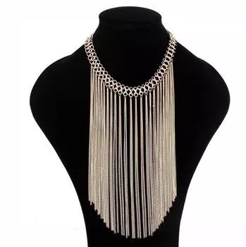 Модные ожерелья для женщин. Ювелирные изделия золотой