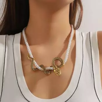 Модные ожерелья для женщин. Ювелирные изделия золотой