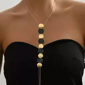 Модные ожерелья для женских ювелирных изделий чёрный