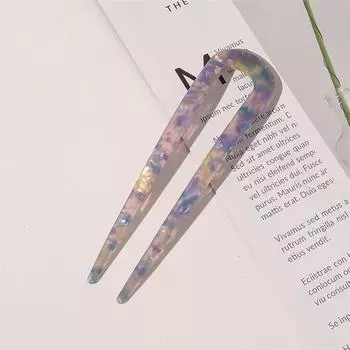 Модные палочки для волос Женский аксессуар для волос Элегантные Красочные Леопардовая текстура Корейские палочки для волос Заколка Заколки для волос для девочек Головной убор