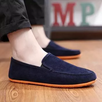 Модные парусиновые туфли Peas Shoes для мужчин, разнообразные цвета, модные, ленивые, повседневные, большого размера 38-45, туфли для водителей, мужские вулканизированные туфли, мужские кроссовки 38