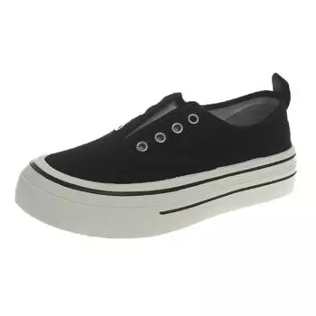 Модные парусиновые женские туфли на толстой подошве, летние, осенние, дышащие, на платформе, теннисные женские кроссовки для бега, женские, повседневные кроссовки 35