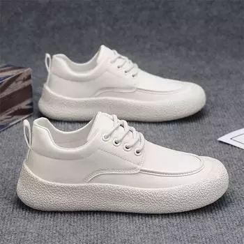 Модные плоские мужские туфли, удобные кроссовки для мужчин, белые повседневные мужские кожаные туфли для прогулок на открытом воздухе, плоские туфли на платформе, мужские туфли 39 бежевый