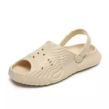 Модные пляжные шлепанцы для пар Мужские и женские шлепанцы Пляжные шлепанцы Тапочки для ванной с нескользящим покрытием Новые летние повседневные большие размеры 35-36