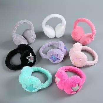 Модные плюшевые утеплители для ушей, антифризы, зимние теплые наушники, утолщенные уши для женщин и девочек