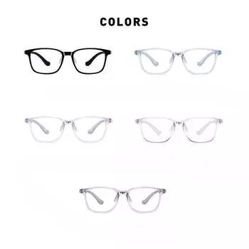 Модные подростковые очки, модные синие очки с плоским зеркалом для защиты глаз TR