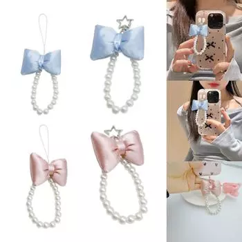 Модные подвески-брелки для ключей, мобильный телефон, брелок для ключей, подвеска-шарм, симпатичное украшение для самостоятельного изготовления сумки и ключа 1 розовый