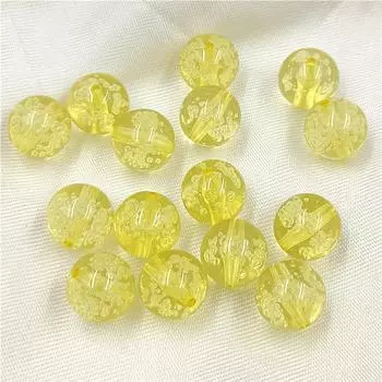 Модные подвески из материала для изготовления браслета, ожерелья, ювелирных изделий своими руками, серьги ручной работы 12 мм/14 мм, бусины-пузыри, 10 шт., бусины AB Dazzle Color 12mm жёлтый