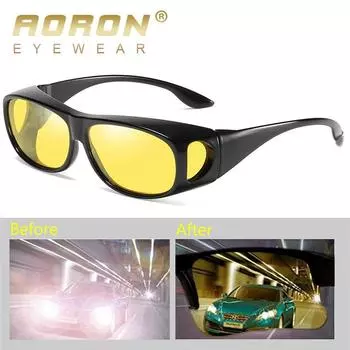 Модные поляризационные солнцезащитные очки, классический дизайн, уличные солнцезащитные очки ночного видения для вождения, аксессуары для очков