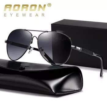 Модные поляризационные солнцезащитные очки в металлической оправе для мужчин и женщин, уличные аксессуары, очки для вождения, UV400, антибликовые солнцезащитные очки