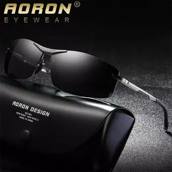 Модные поляризованные солнцезащитные очки, мужские солнцезащитные очки с антибликовым покрытием, солнцезащитные очки UV400, очки для вождения на открытом воздухе