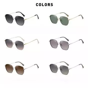 Модные поляризованные солнцезащитные очки, женские квадратные солнцезащитные очки в большой оправе UV400, солнцезащитные очки TAC