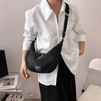 Модные полукруглые сумки-седла через плечо для женщин, дизайнерские сумки подмышками