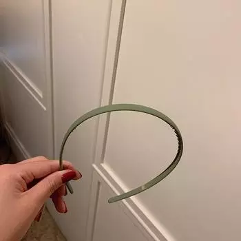 Модные повязки для волос для женщин, ободок, разноцветные однотонные, нескользящие, с тонким краем, повязка на голову, обруч для волос для девочек, повязка для волос, аксессуары для волос