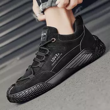 Модные повседневные кроссовки мужские осенние кроссовки уличную обувь для мужчин парусиновые вентилируемые мягкие и удобные мокасины нескользящие износостойкие 39 серый