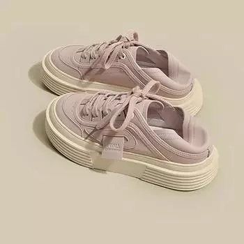Модные повседневные кроссовки женские 2024 новый дизайн женские вулканизированные туфли высокого качества женские мокасины слипоны туфли на плоской подошве 35 розовый