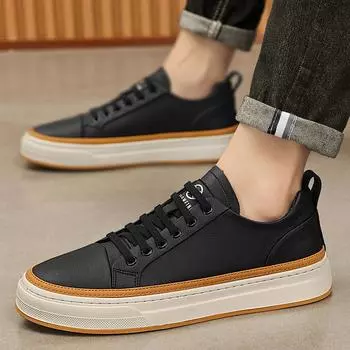 Модные повседневные мужские туфли ручной работы из натуральной кожи, повседневные кожаные туфли, горячая распродажа, мужские мокасины, удобные мокасины, универсальная обувь для вождения 39 чёрный