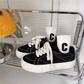 Модные повседневные парусиновые туфли для женщин весна-осень новые дизайнерские туфли для досок женские однотонные женские туфли из вулканизированной стали 35 чёрный