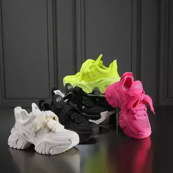 Модные повседневные туфли для пап с толстой подошвой из сетки 35