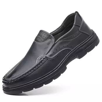 Модные повседневные туфли из коровьей кожи для мужчин весна-осень с мягкой подошвой, новые дизайнерские мужские туфли, однотонные туфли для вождения, мужские 38