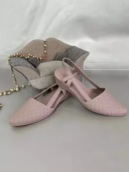 Модные повседневные туфли женские весенне-летние новые женские туфли на танкетке с острым носком и неглубоким носком простые рабочие туфли сандалии на низком каблуке 36 коричневый