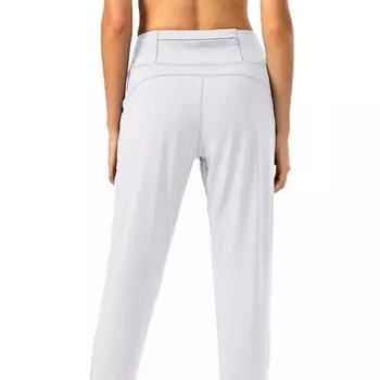 Модные повседневные удобные универсальные с карманом на молнии с высокой талией женские спортивные штаны для фитнеса и йоги XS белый