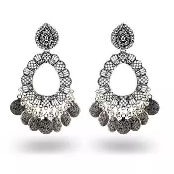 Модные праздничные многослойные серьги в экзотическом стиле, ретро богемные серьги в экзотическом стиле, серьги в этническом стиле Ид аль-Фитр Лассер Байрам