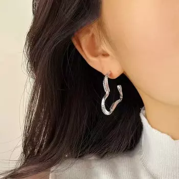 Модные преувеличенные серьги в стиле «любовь» изысканные серьги-нерегулярные серьги «Джокер» женские праздничные ювелирные изделия подарки как