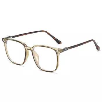 Модные простые очки с защитой от синего луча в большой оправе, мужские ультралегкие очки в оправе, женские однотонные очки для похудения при близорукости, оправа