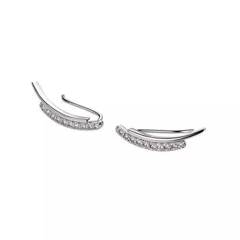 Модные простые серьги-гвоздики для женщин с геометрическим цирконием в минималистском стиле для вечеринок eh998