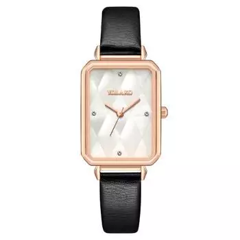 Модные простые темпераментные квадратные женские часы женские часы ремень легкие роскошные маленькие зеленые часы обработка настройка