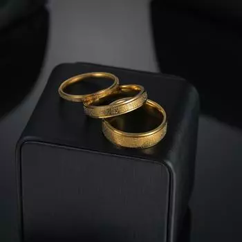 Модные простые женские кольца из нержавеющей стали, тонкие 4 мм, цвет розового золота, кольцо на палец, песок, высокое качество, подарок для девочки 9