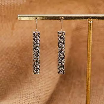 Модные простые женские серьги-подвески в стиле бар, женские серьги-подвески в стиле бохо в стиле ретро для вечеринок