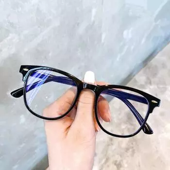 Модные прозрачные компьютерные очки в квадратной оправе с защитой от синего света, блокирующие очки, оптические очки для очков чёрный