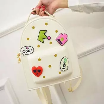 Модные регулируемые ремни силиконовый рюкзак водонепроницаемый на молнии детские школьные сумки мягкий прочный детский сад рюкзак для девочек
