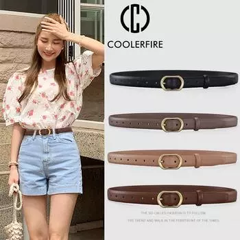 Модные ремни для женщин, высококачественные женские тонкие ремни из натуральной кожи, роскошные брендовые женские платья, джинсы, ветровка на талии LB2253 100cm чёрный