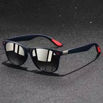 Модные ретро-солнцезащитные очки в квадратной металлической оправе для мужчин и женщин, мужские люксовые брендовые дизайнерские солнцезащитные очки с антибликовым покрытием в стиле ретро UV400