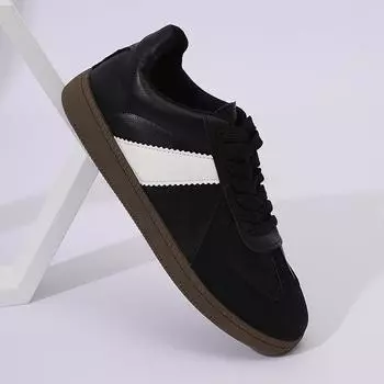 Модные ретро-тренды для иностранных товаров, немецкие кроссовки 2024 года, весна и осень, новые легкие простые повседневные универсальные женские туфли с низким верхом 36